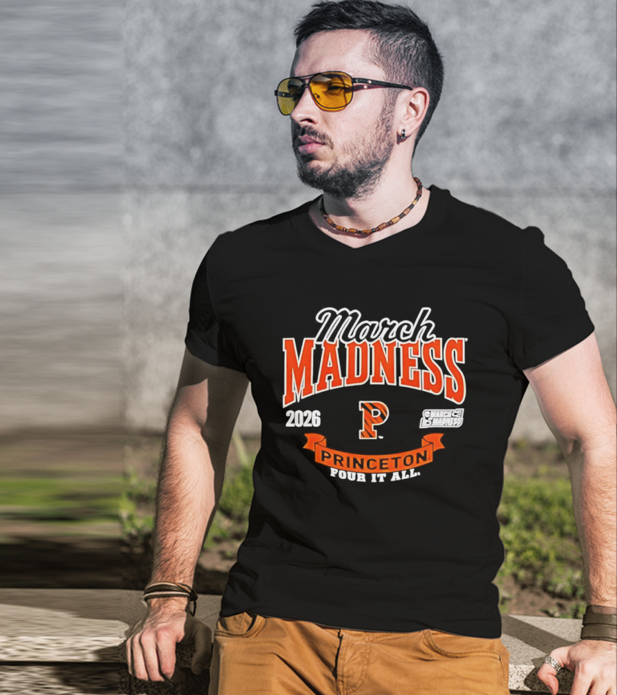 Princeton Tigers March Madness 2026 Four It All NCAA Women's Basketball T-Shirt