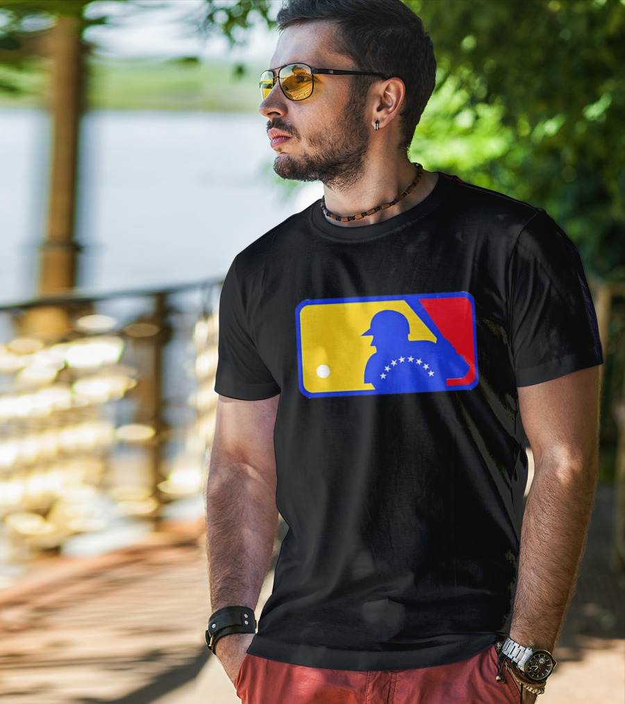 Stars And Bars Baseball T-Shirt