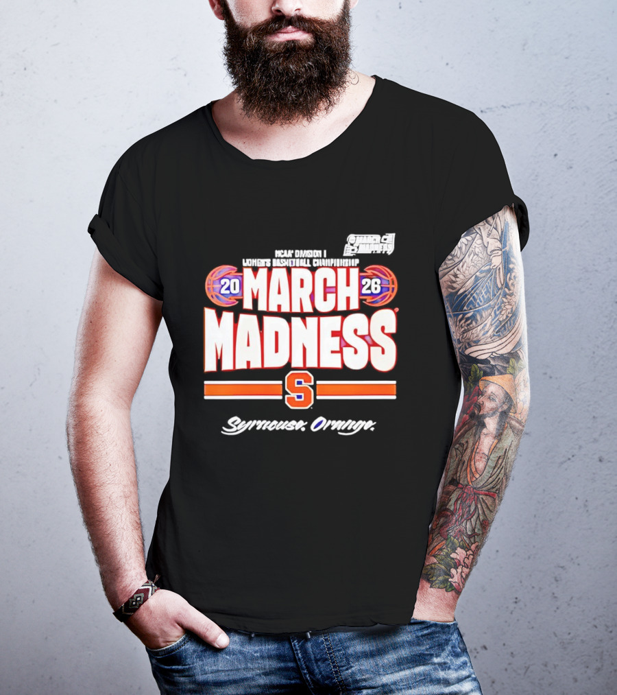 Syracuse Orange 2026 March Madness Basketball T-Shirt