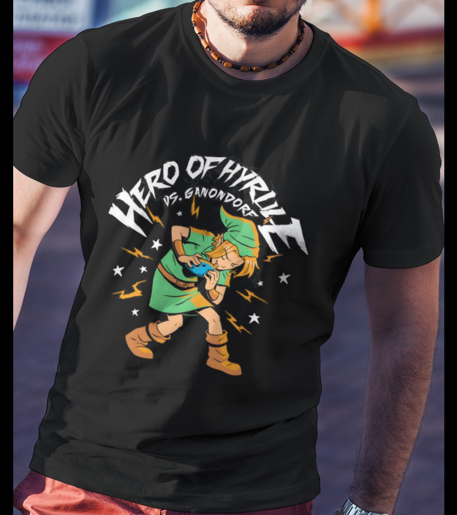 Hero Of Hyrule Legend Of Zelda Retro Gaming T-Shirt