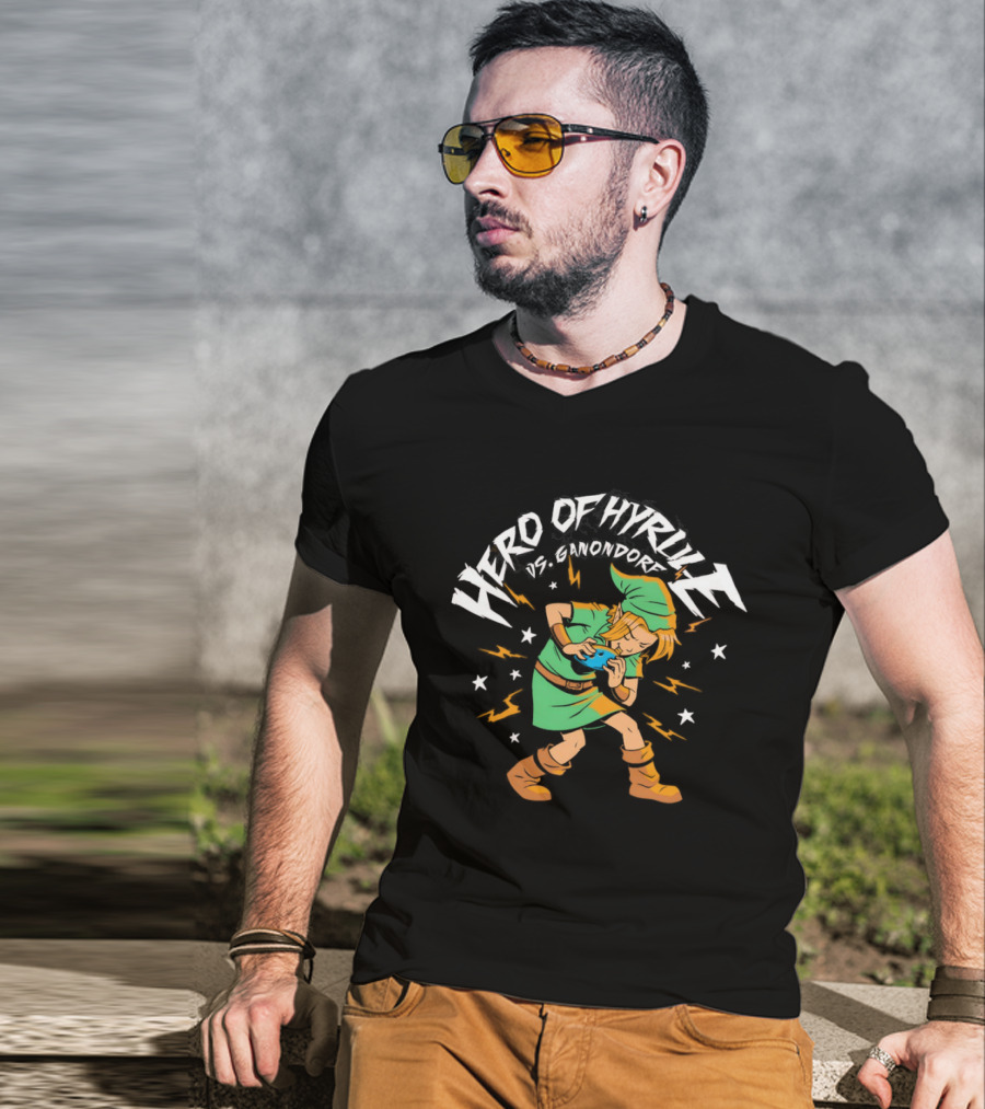 Hero Of Hyrule Legend Of Zelda Retro Gaming T-Shirt