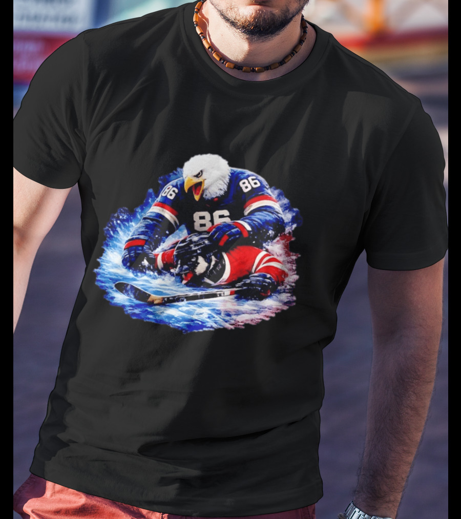 USA Vs Canada Hockey 2026 Eagle Clash T-Shirt