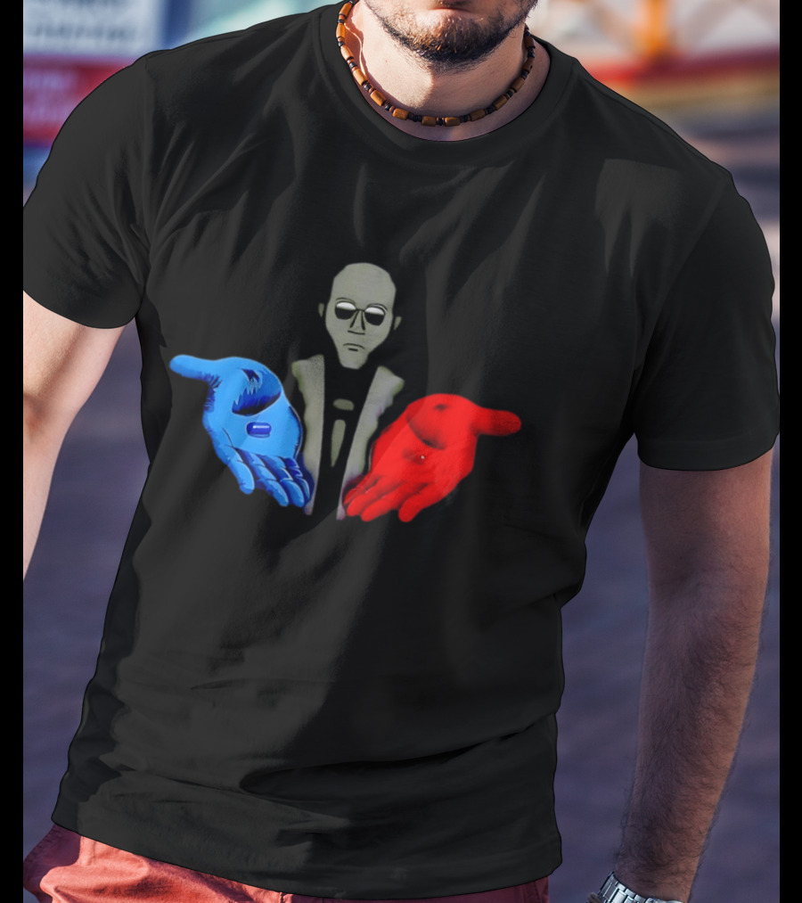 Morpheus Neo Red Pill Blue Pill 1999 Matrix T-Shirt