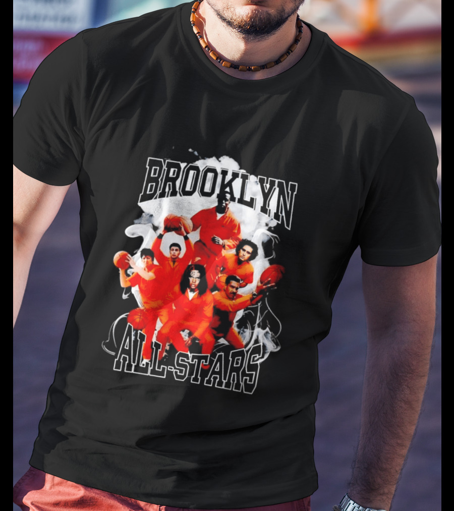 Brooklyn All Stars Basketball Team Creative Smoke T-Shirt