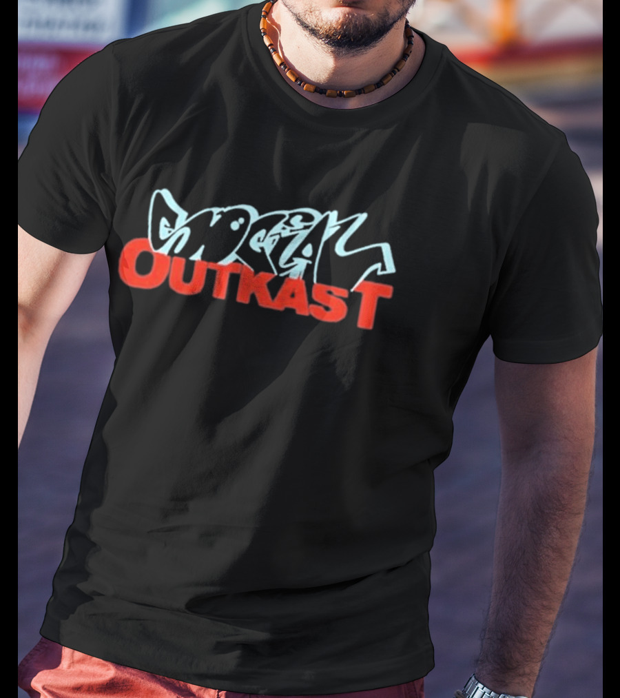 Brotherakia Social Outkast Graffiti Red T-Shirt
