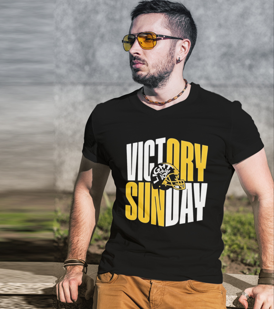 Victory Sunday Light The Dome Helmet T-Shirt