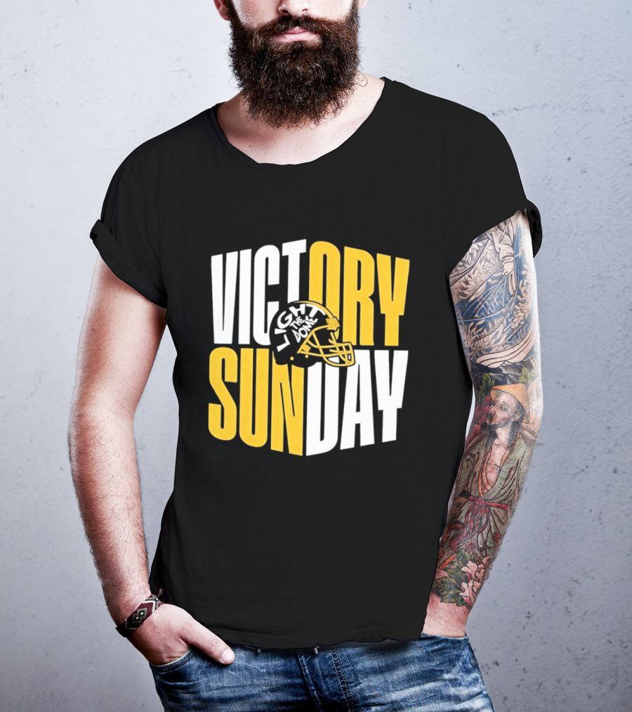 Victory Sunday Light The Dome Helmet T-Shirt
