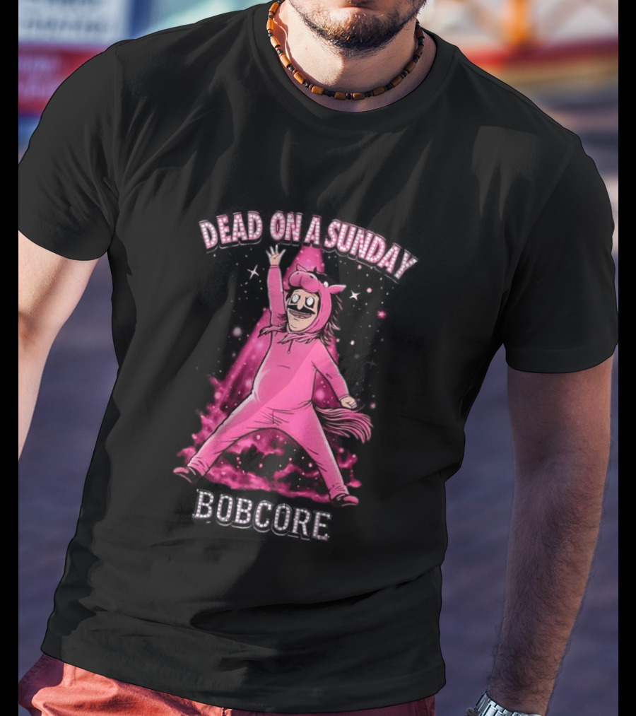 Dead On A Sunday Bobcore Pink Costume T-Shirt