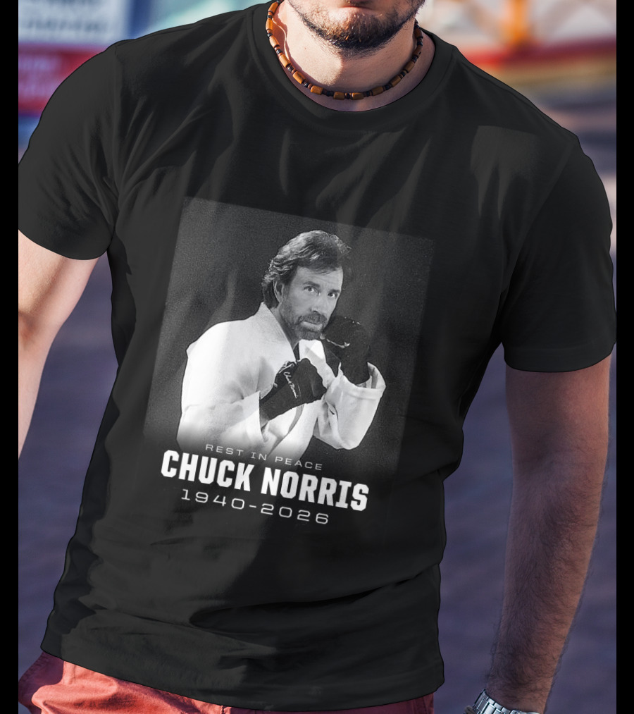 Rest In Peace Chuck Norris 1940 2026 Legend T-Shirt