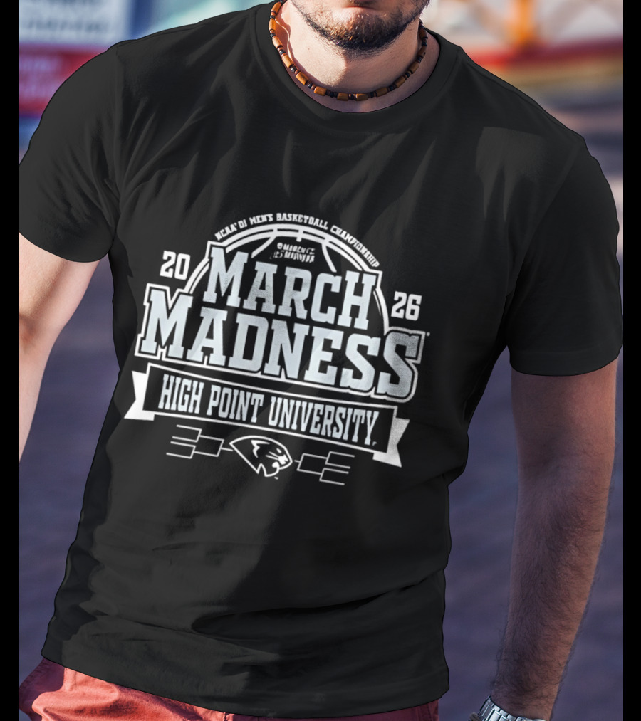 2026 March Madness High Point University NCAA Men's Basketball Championship T-Shirt