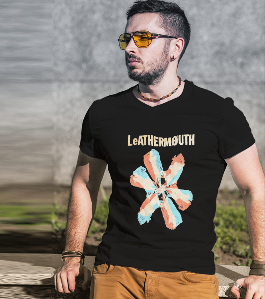 Leathermouth Psychedelic Abstract Flower T-Shirt