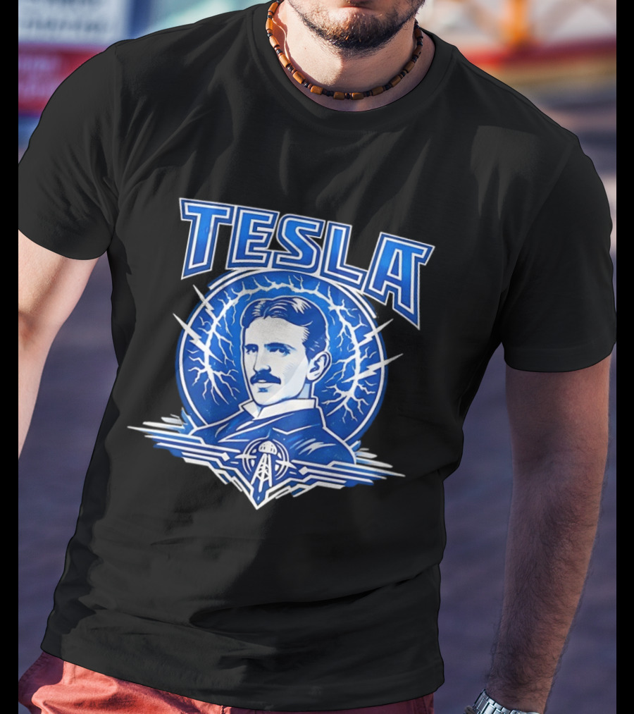 Tesla Master Of Lightning Nikola Leading Electrical Innovations T-Shirt