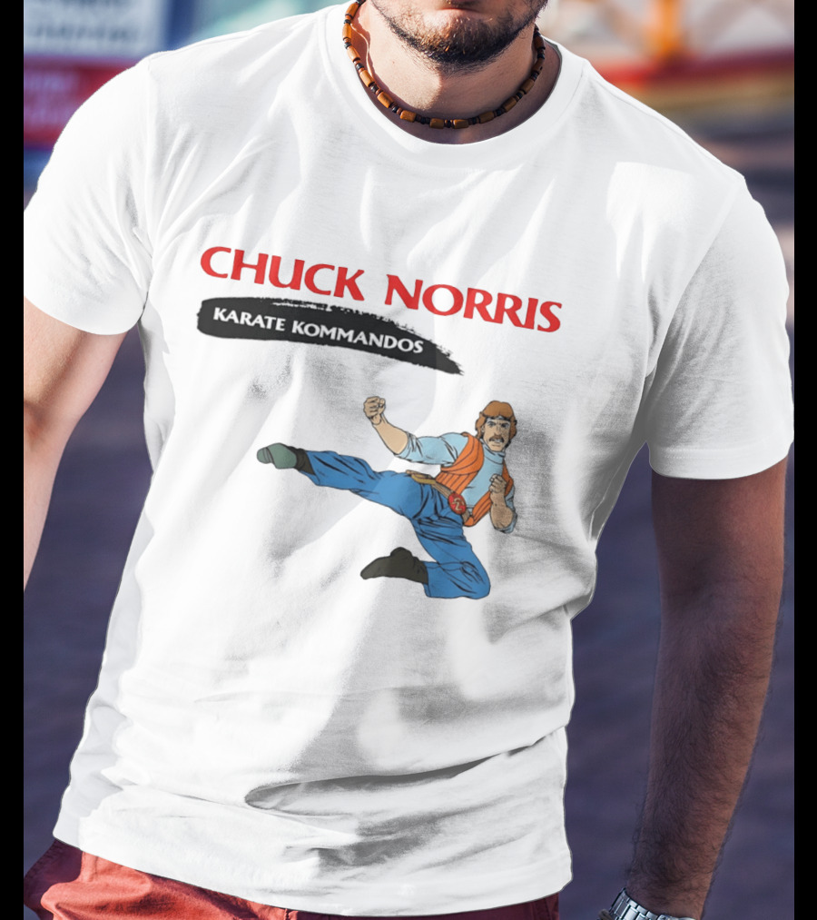 Chuck Norris Karate Kommandos 80s Cartoon Martial Arts Adventure T-Shirt