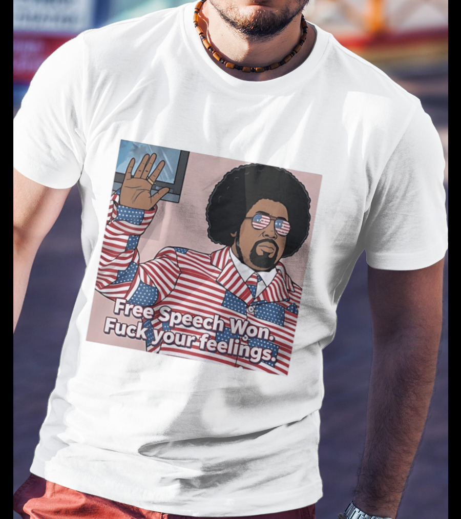 USA Flag Free Speech Won Fck Your Feelings Patriotic T-Shirt