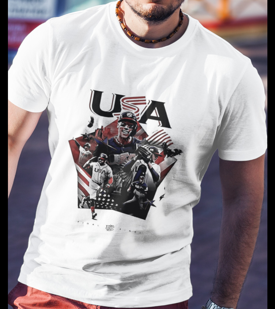 USA Baseball Team Final Third Straight Time Champion T-Shirt