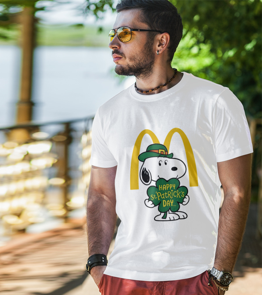McDonald's Snoopy Happy St. Patrick's Day 2026 Collaboration T-Shirt