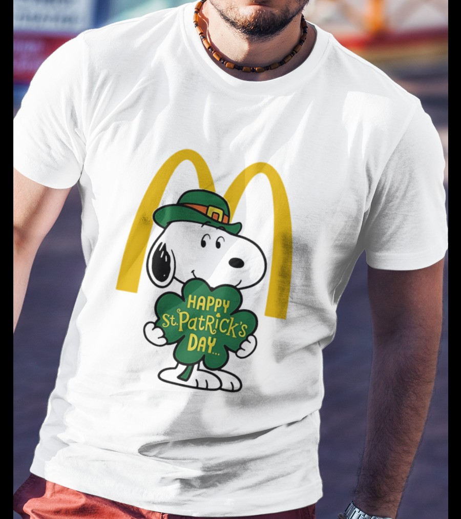 McDonald's Snoopy Happy St. Patrick's Day 2026 Collaboration T-Shirt