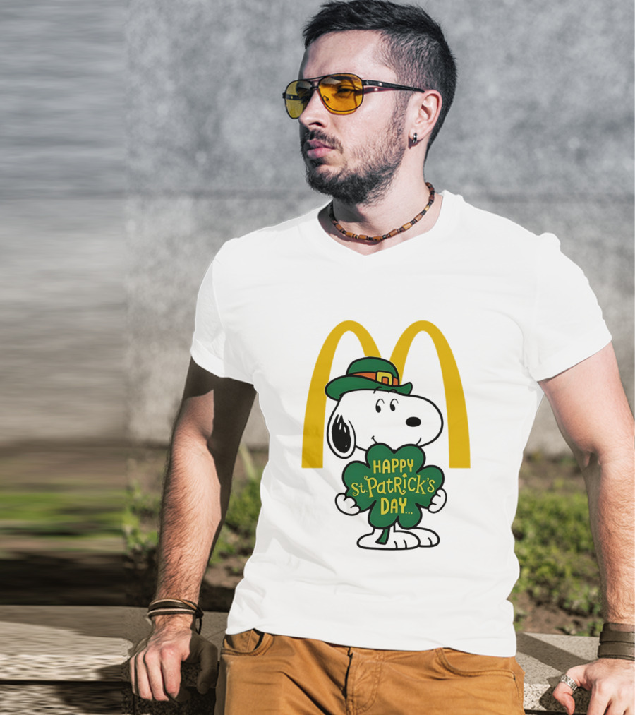 McDonald's Snoopy Happy St. Patrick's Day 2026 Collaboration T-Shirt