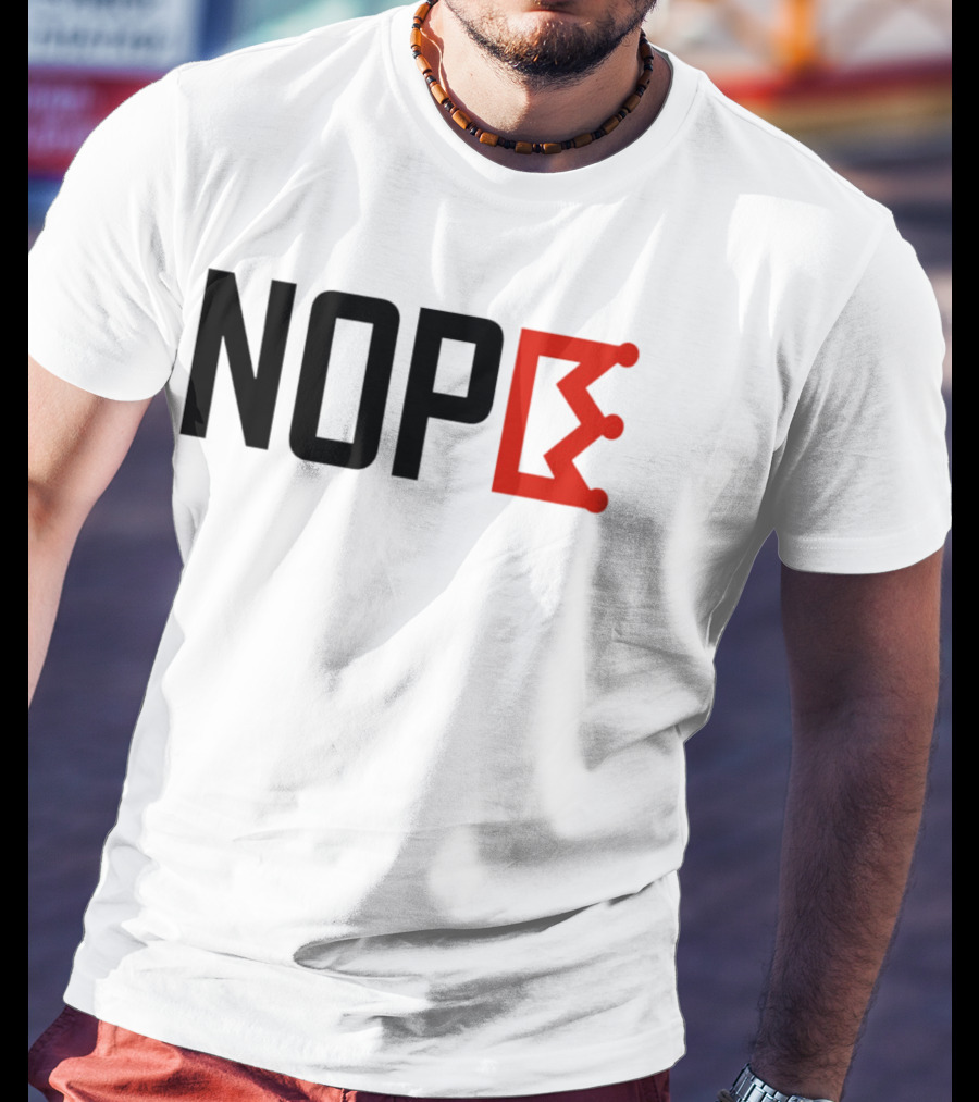 NOPE Crown Symbol No Kings In America T-Shirt