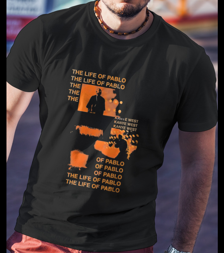 Kanye West The Life Of Pablo Album Cover T-Shirt