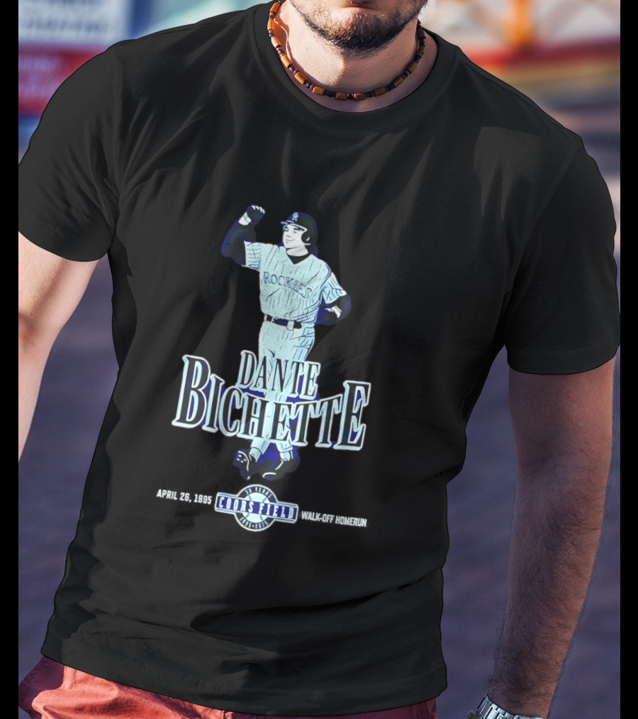 Dante Bichette Rockies Coors Field Walk Off Home Run T-Shirt