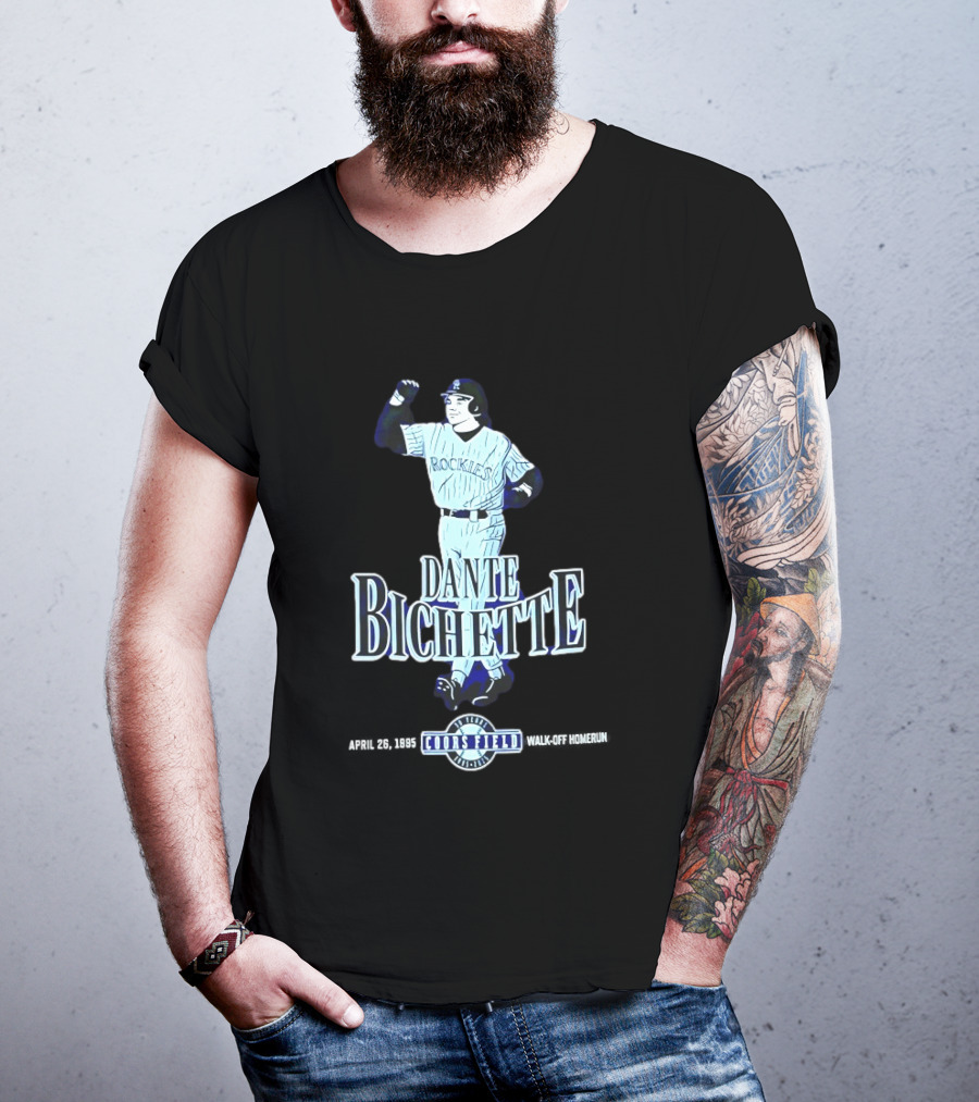 Dante Bichette Rockies Coors Field Walk Off Home Run T-Shirt