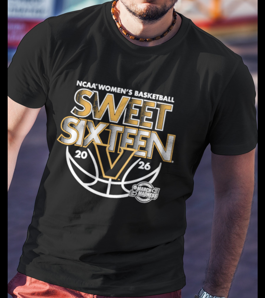 NCAA Women's Basketball Vanderbilt 2026 Sweet Sixteen March Madness T-Shirt