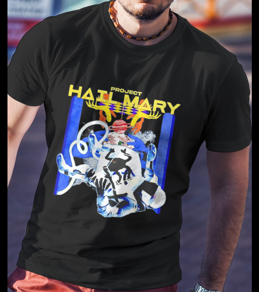 Hail Mary Sci Fi Space Adventure Book Lover T-Shirt