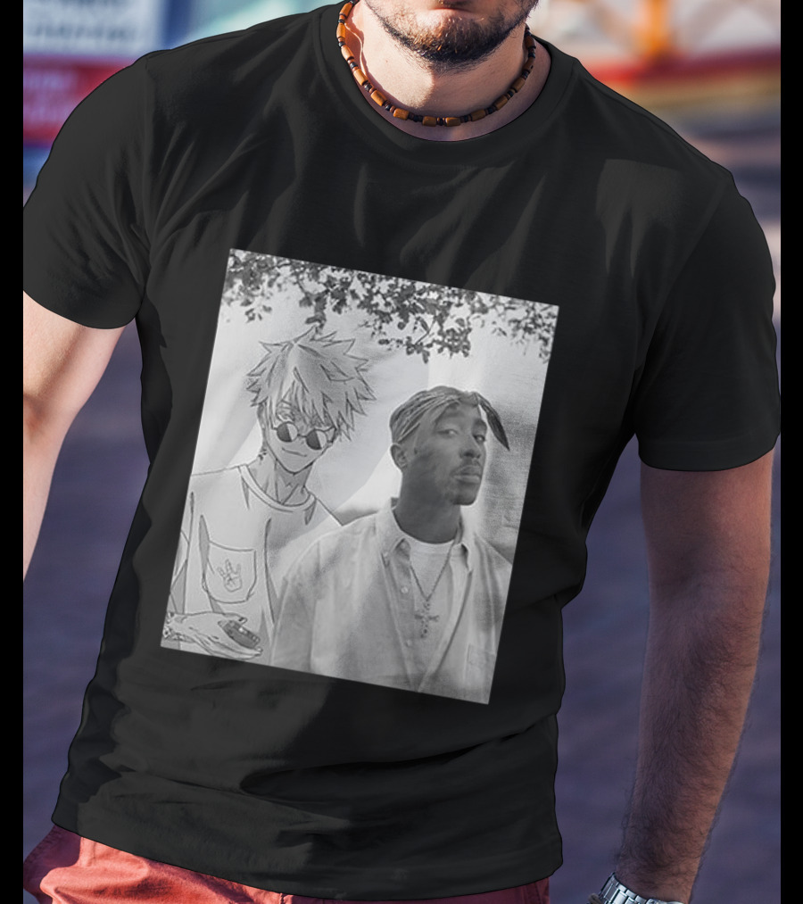 Jujutsu Kaisen X Tupac Collaboration All Eyez On Me T-Shirt