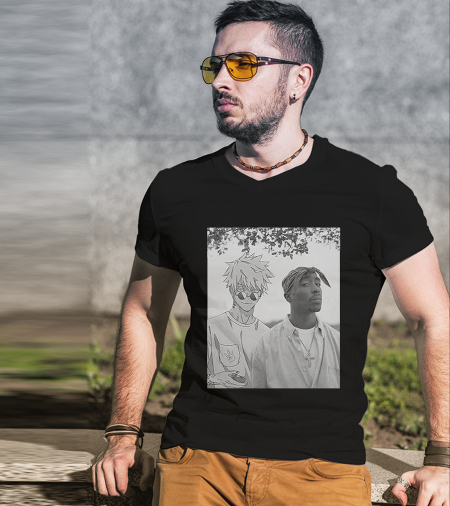 Jujutsu Kaisen X Tupac Collaboration All Eyez On Me T-Shirt