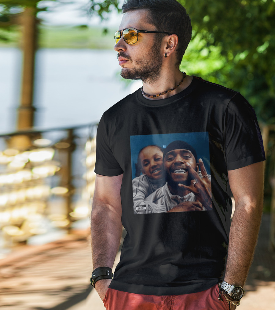 6Lack Love Is The New Gangsta Album Cover Grinning With Grillz T-Shirt