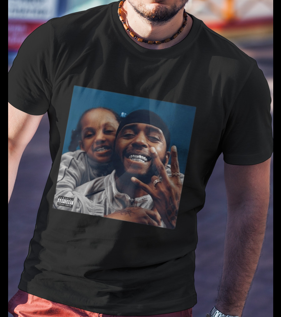 6Lack Love Is The New Gangsta Album Cover Grinning With Grillz T-Shirt