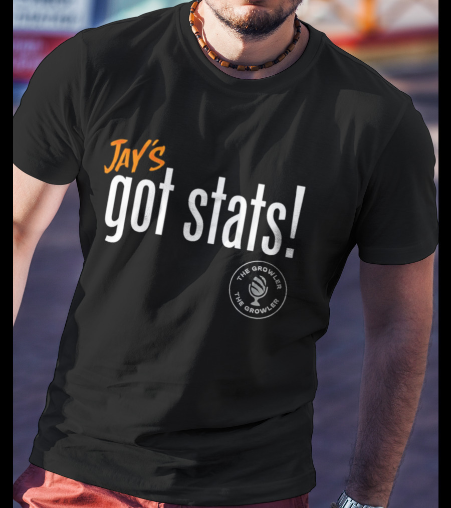 Jay's Got Stats Bengals Podcast The Growler With Paul Dehner T-Shirt
