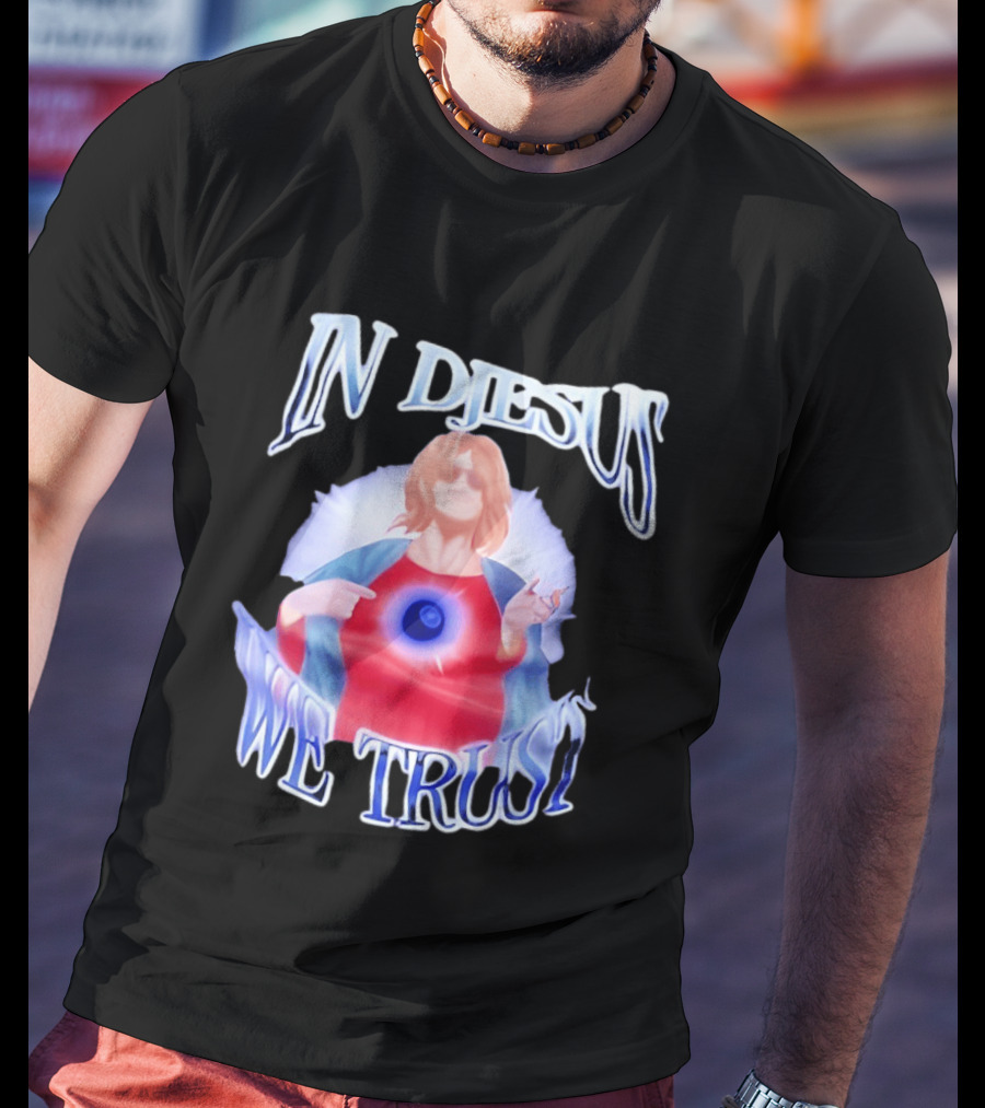 In Diesus We Trust Jesus Rock Pose T-Shirt