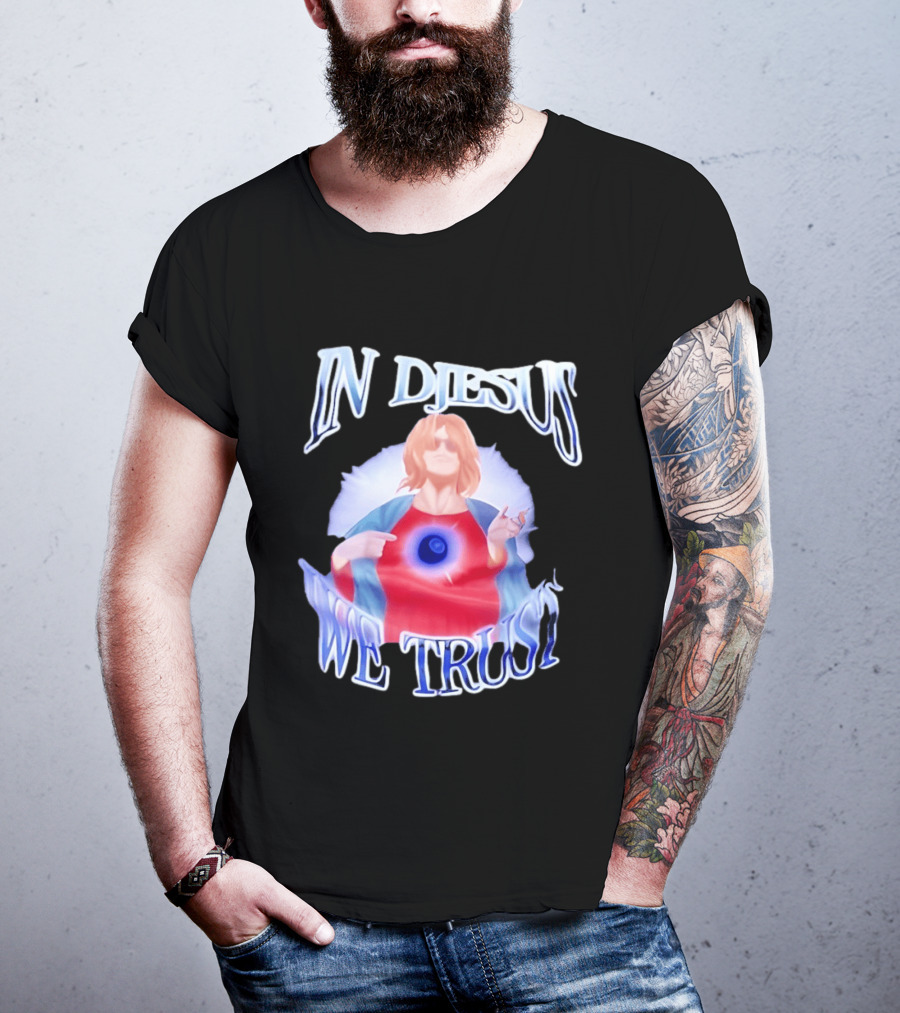 In Diesus We Trust Jesus Rock Pose T-Shirt