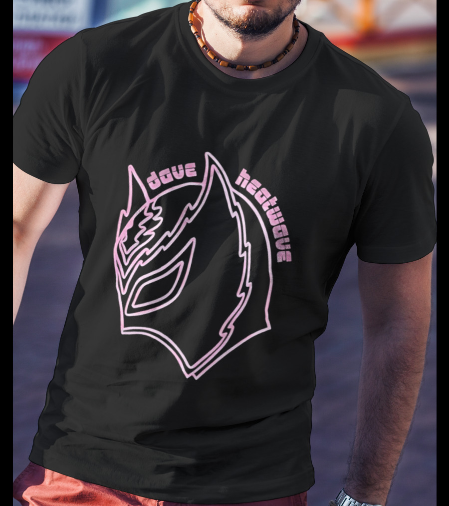 Matt Mercer Dave Heatwave Mask Iconic Luchador T-Shirt