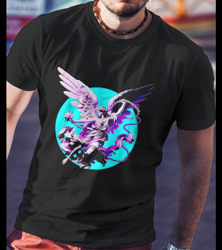 Medieval Angel Renaissance Bernini Italy Gothic Middle Ages Sculpture Aesthetic T-Shirt