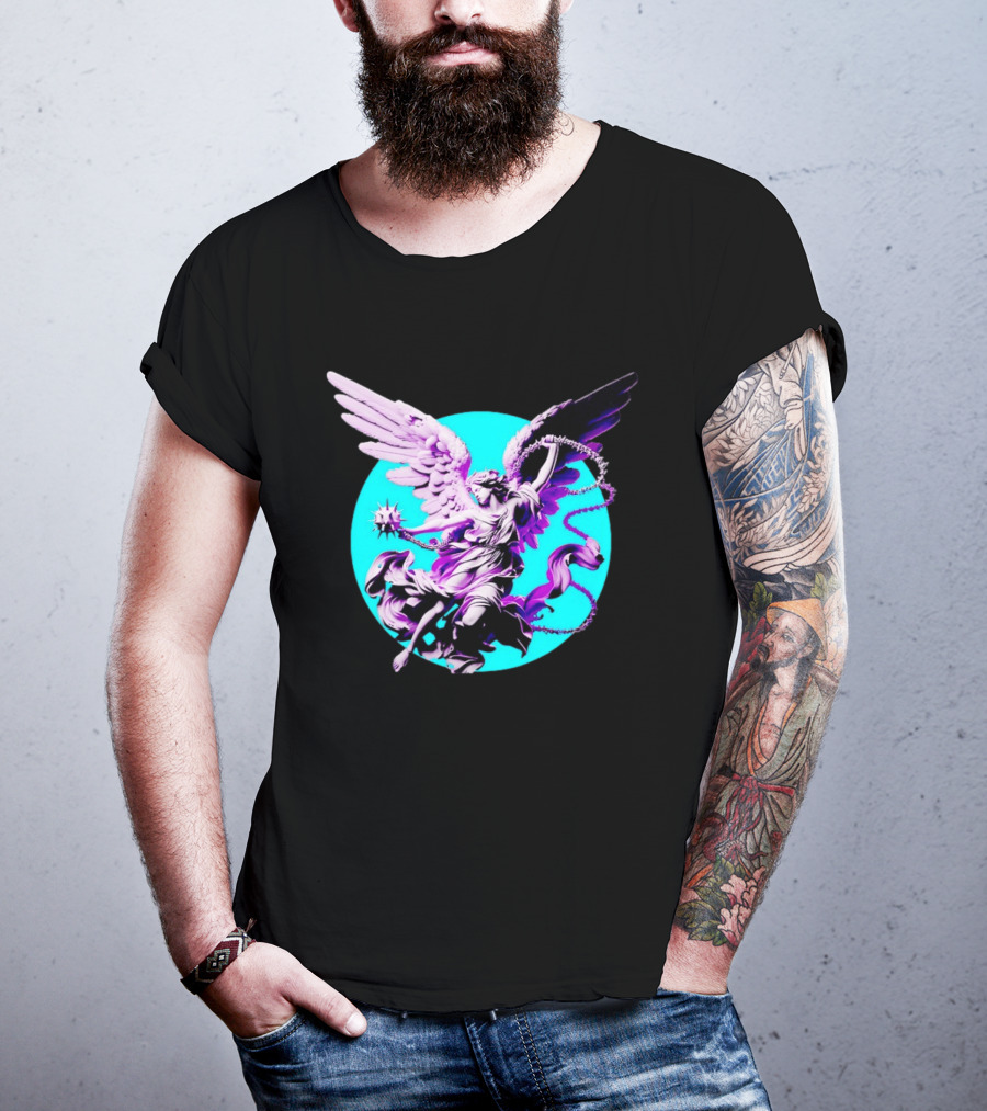 Medieval Angel Renaissance Bernini Italy Gothic Middle Ages Sculpture Aesthetic T-Shirt
