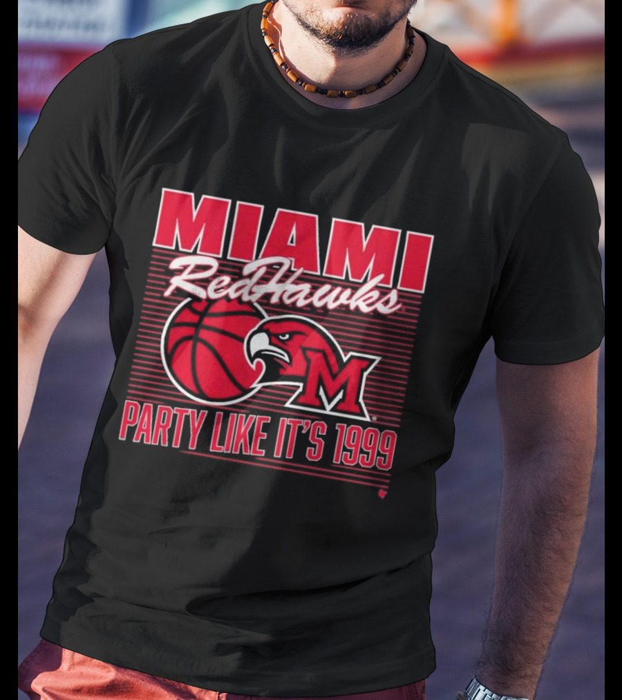 Miami RedHawks Basketball Party Like It's 1999 T-Shirt