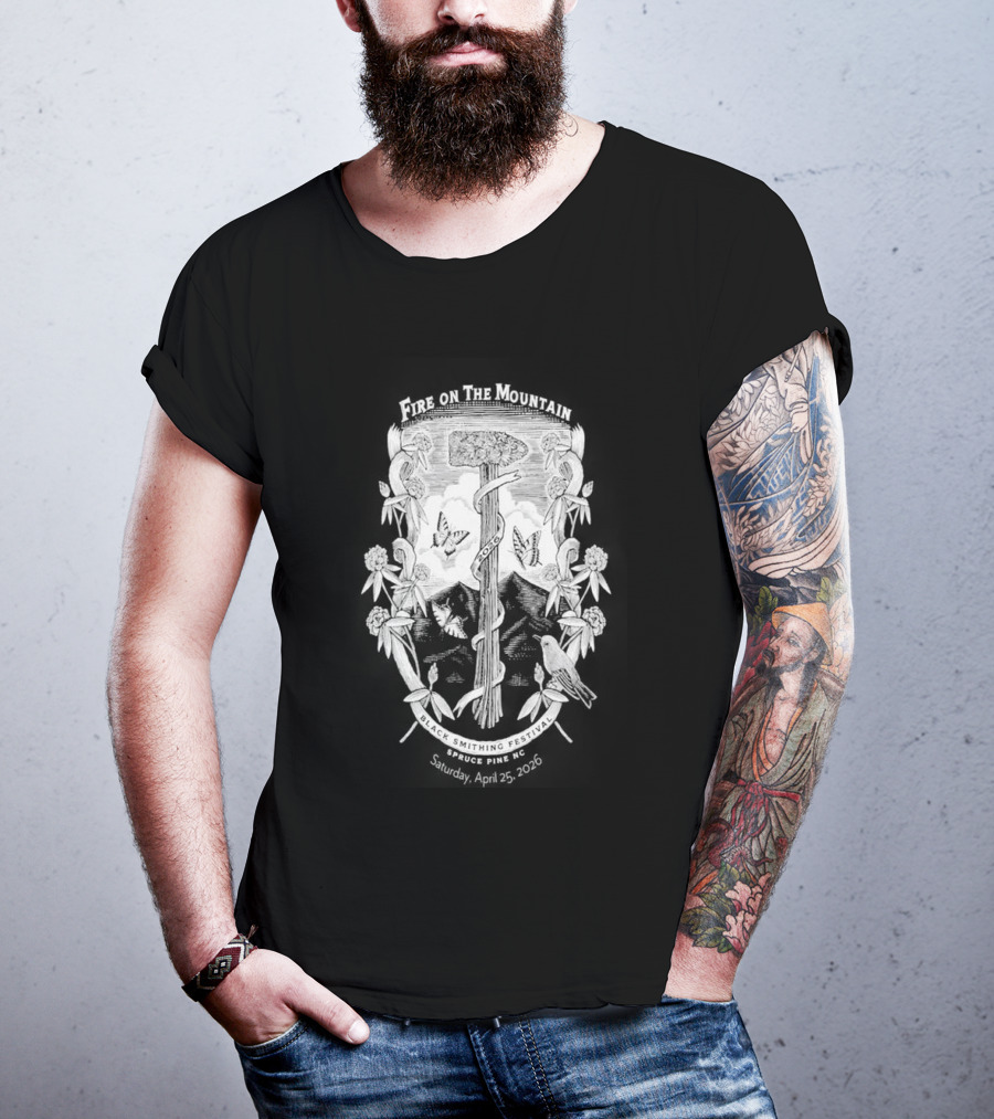 Fire On The Mountain Festival Spruce Pine NC Apr 25 2026 T-Shirt