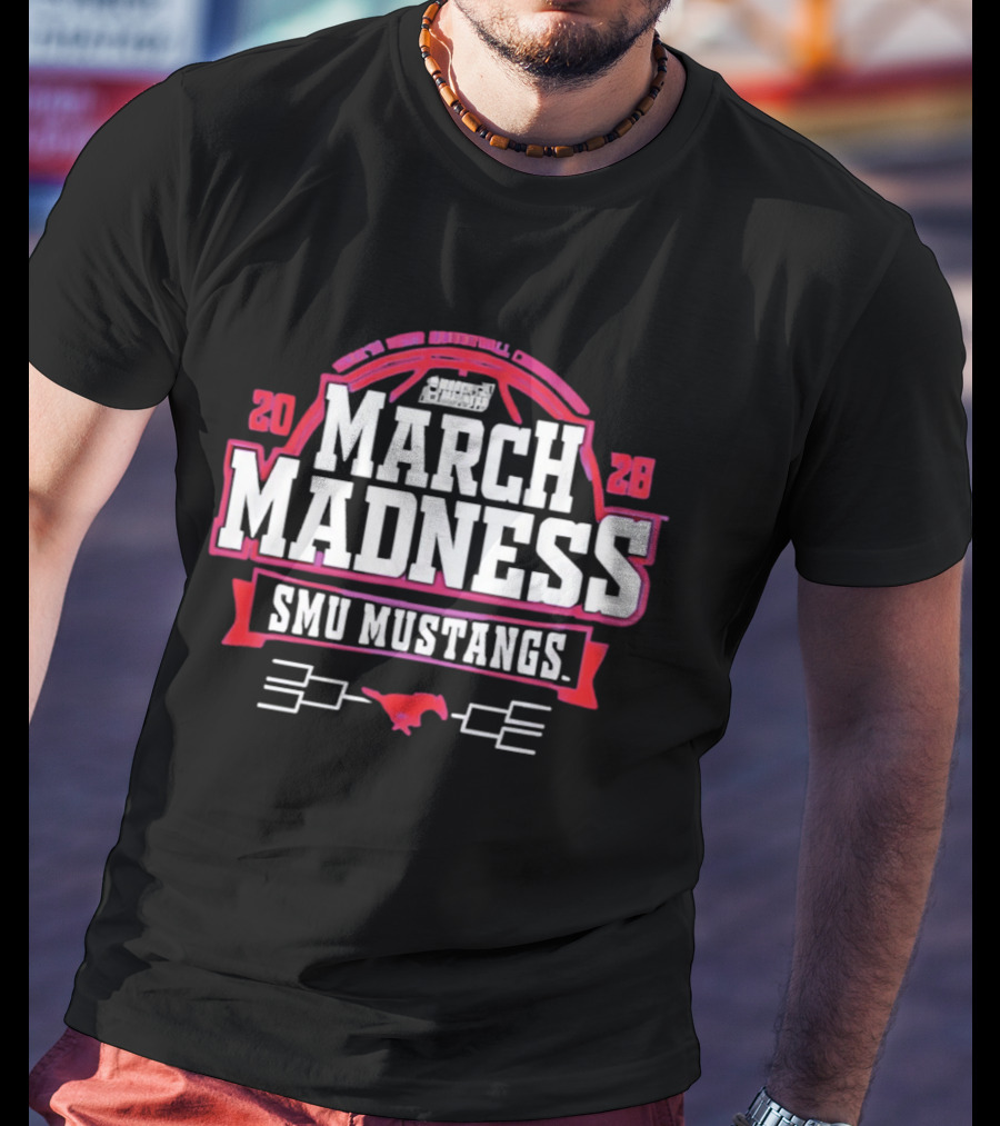SMU Mustangs 2026 NCAA Women's Basketball March Madness Four It All T-Shirt