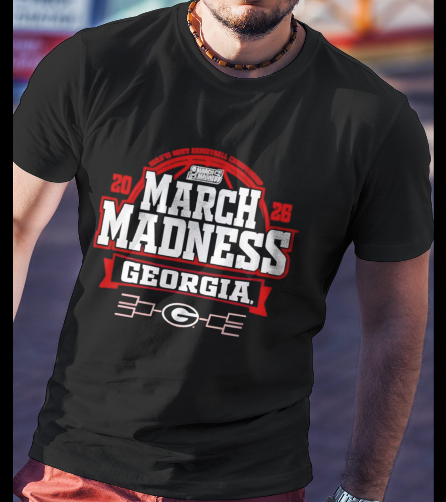 Georgia Bulldogs 2026 NCAA Tournament March Madness Basketball T-Shirt