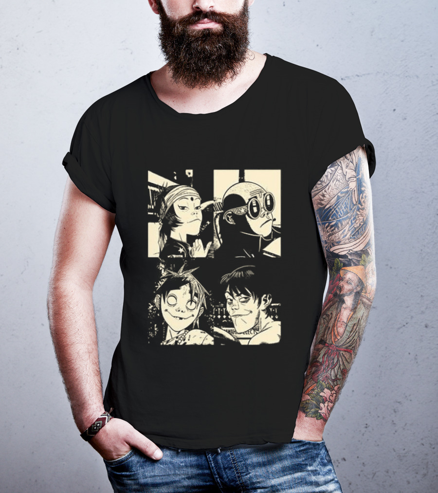 Gorillaz The Mountain Tour 2023 Dates And Locations Vintage Band T-Shirt