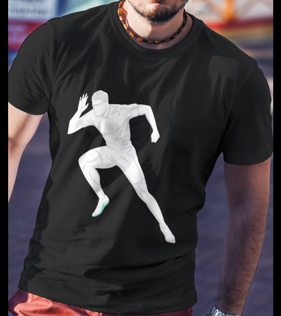 Sprint Athlete Dynamic Pose Running T-Shirt