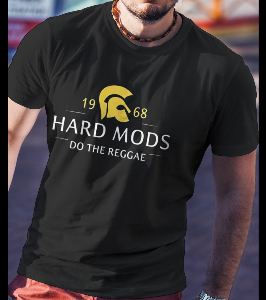 1968 Hard Mods Do The Reggae Spartan Helmet T-Shirt