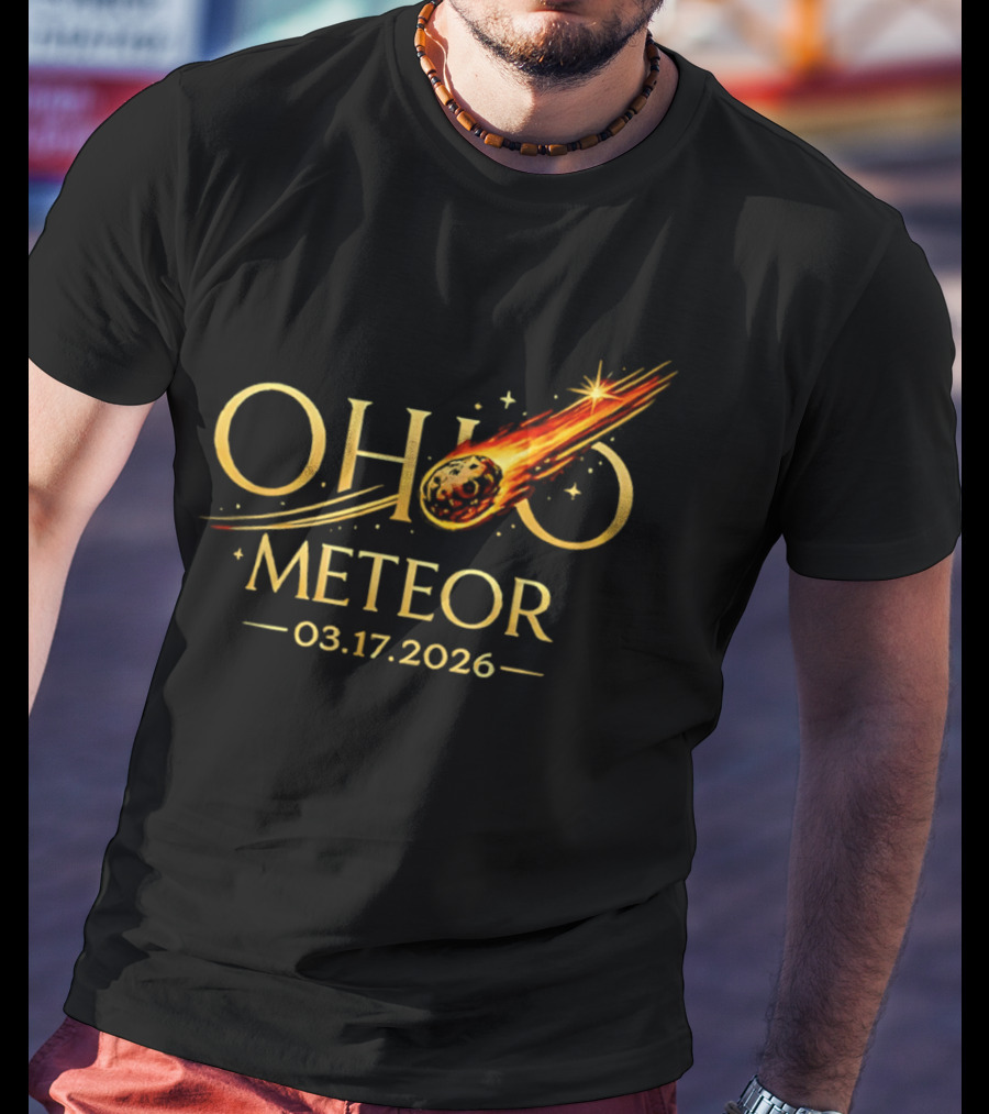Ohio Meteor 03 17 2026 Impact Event Prediction T-Shirt