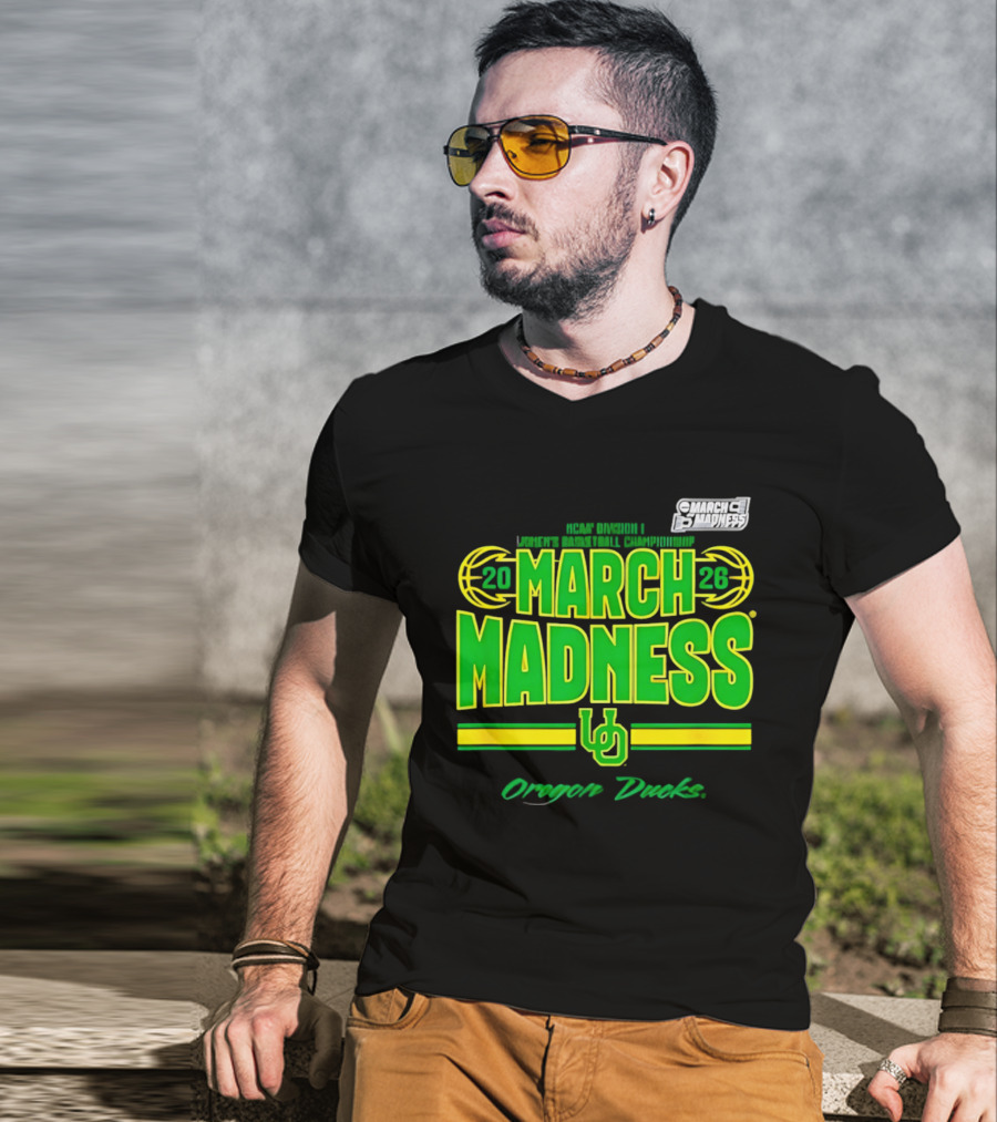 Oregon Ducks 2026 NCAA Tournament Women's Basketball Championship March Madness T-Shirt