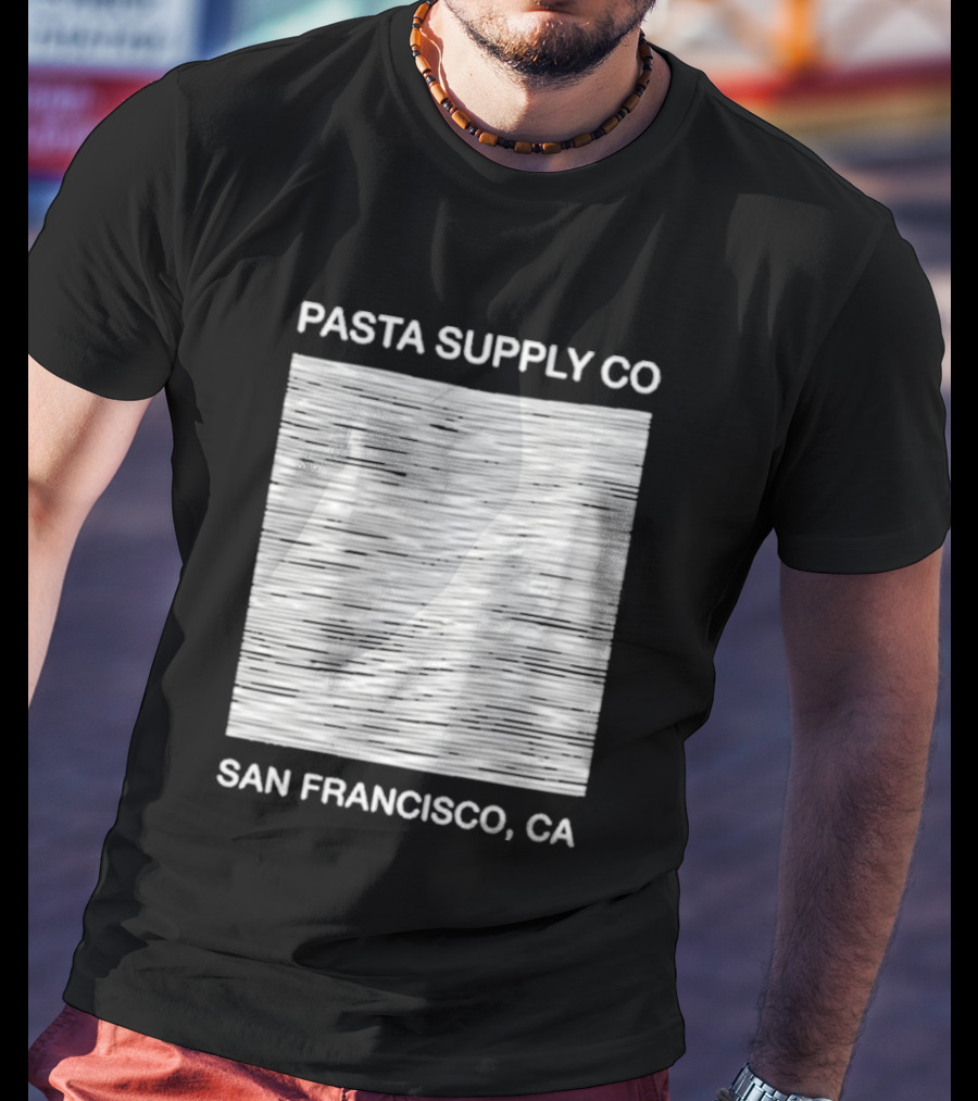 Pasta Supply Co San Francisco CA Unknown Pleasures T-Shirt
