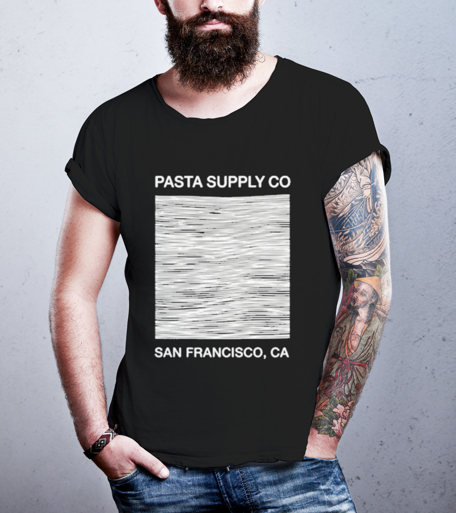 Pasta Supply Co San Francisco CA Unknown Pleasures T-Shirt