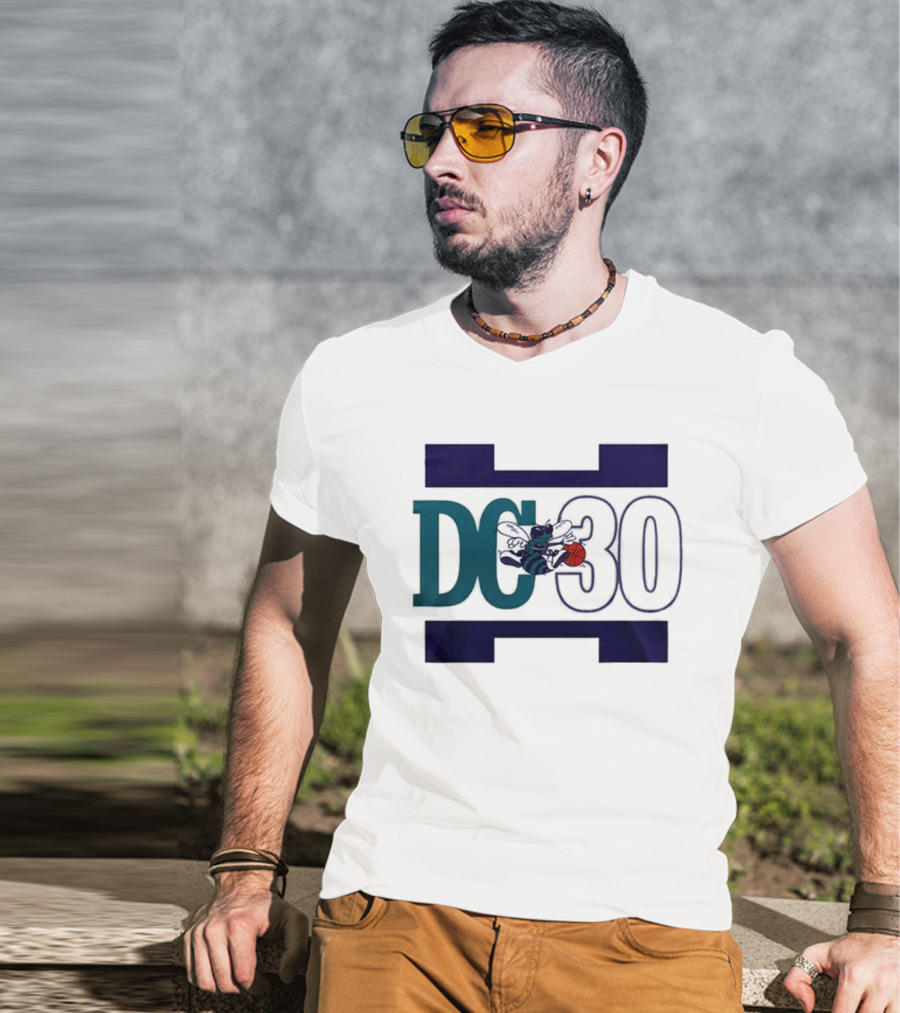 Charlotte Hornets 2026 DC 30 Dell Curry T-Shirt